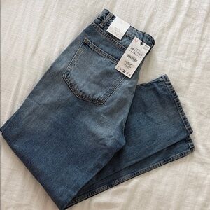 Zara Women's Straight Blue Jeans